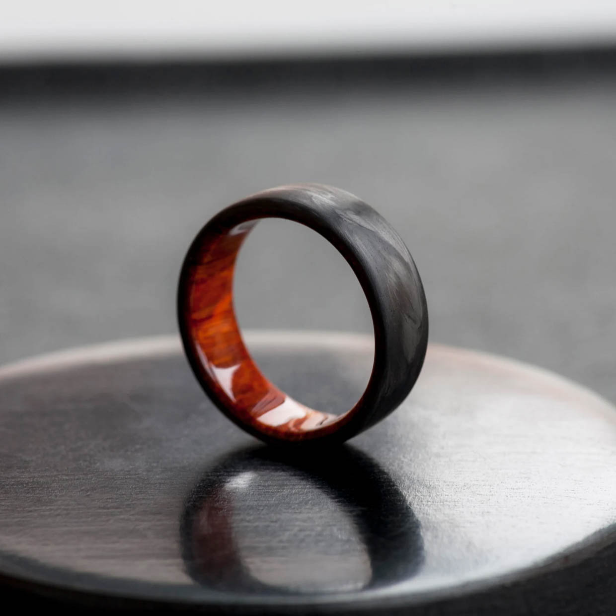 Wood + Carbon Fiber Rings