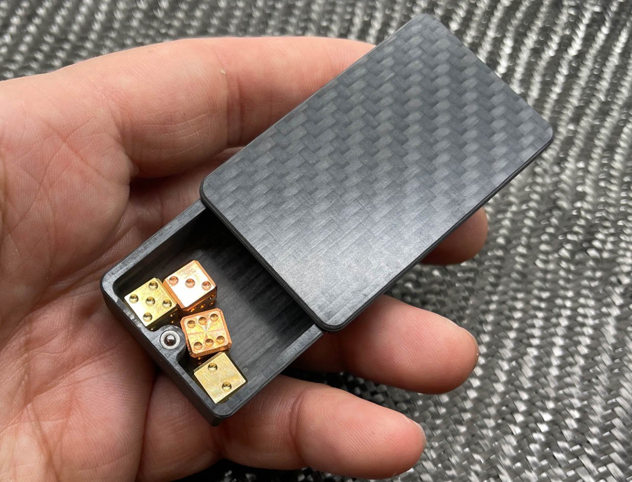 Carbon Fiber Pocket Stash Box