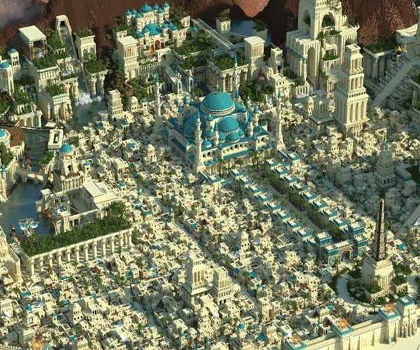 Building Babylon in Minecraft