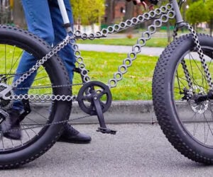 A Bike Frame Made of Nuts