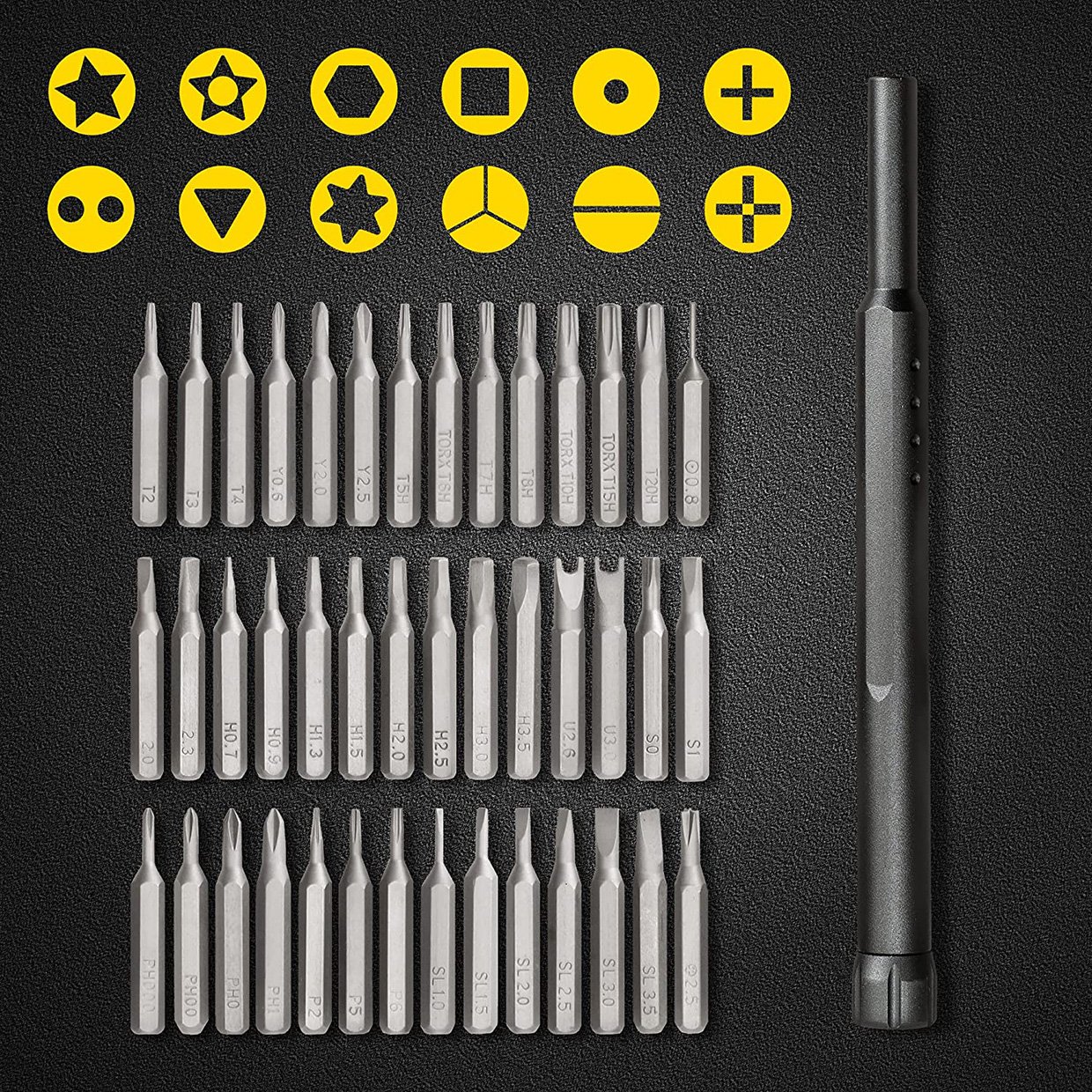 This Precision Screwdriver Set Packs Dozens of Bits in Its Case