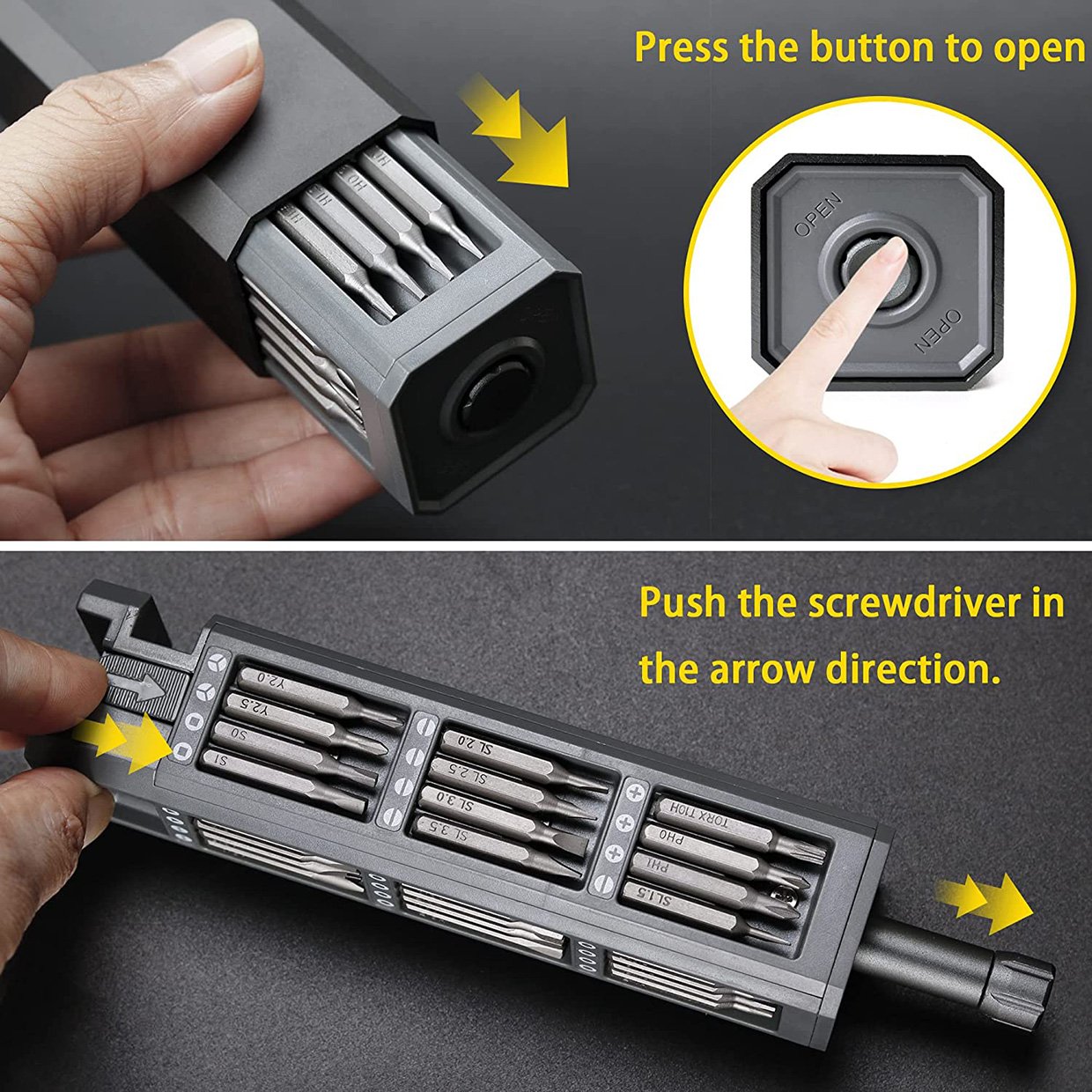 Compact Precision Screwdriver Set