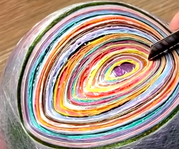 Cutting Through Layers of Tape