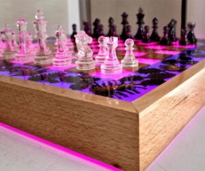 Making a Floating Illusion Chess Board
