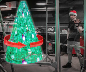 Persistence of Vision Illusion Christmas Tree