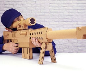 Cardboard NERF Sniper Rifle