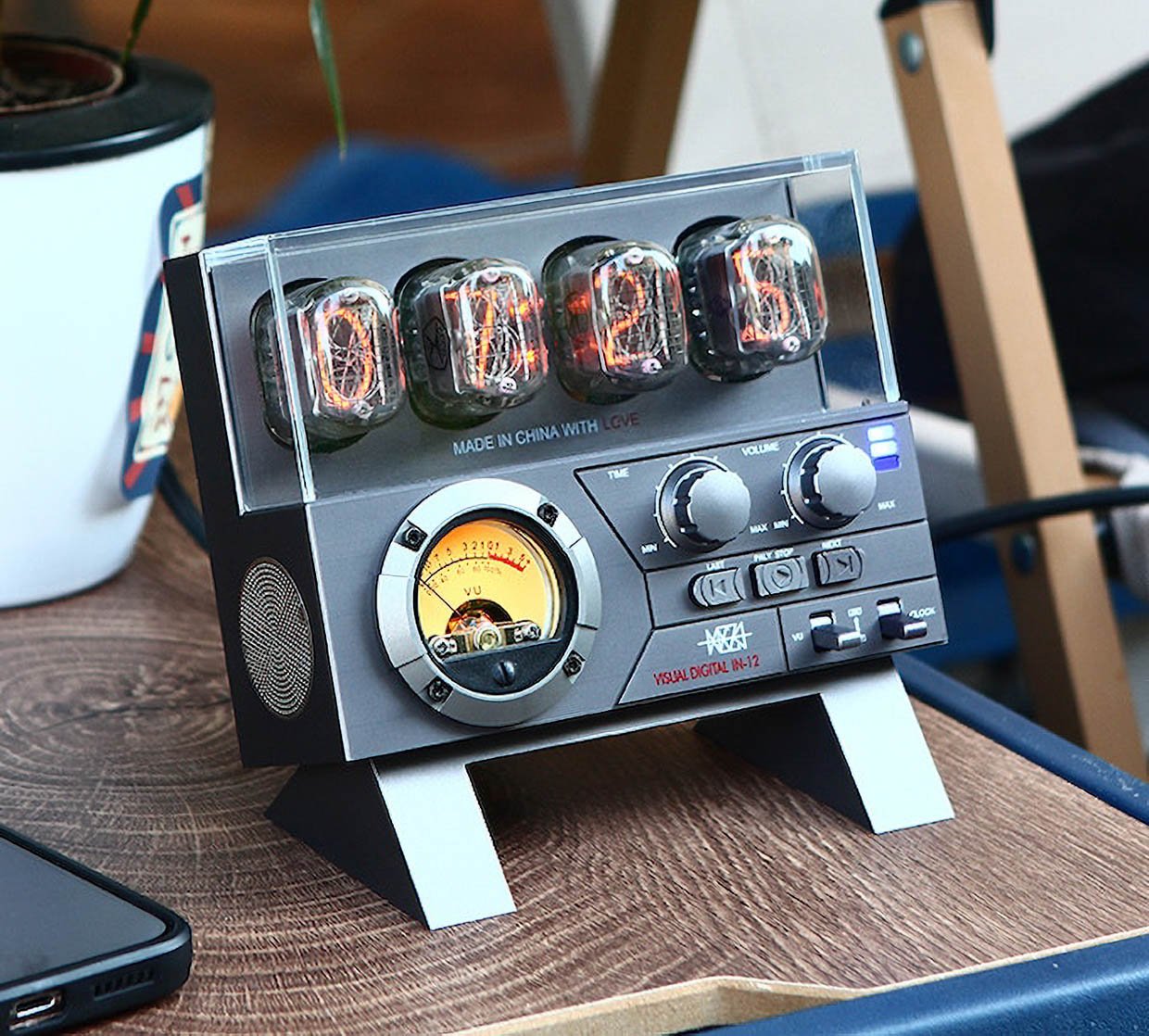 NixieX Nixie Alarm Clock + Speaker