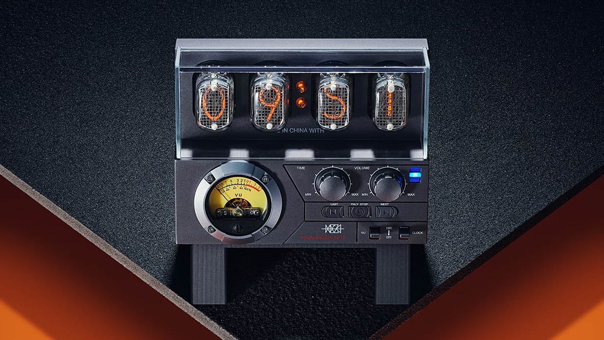 NixieX Nixie Alarm Clock + Speaker