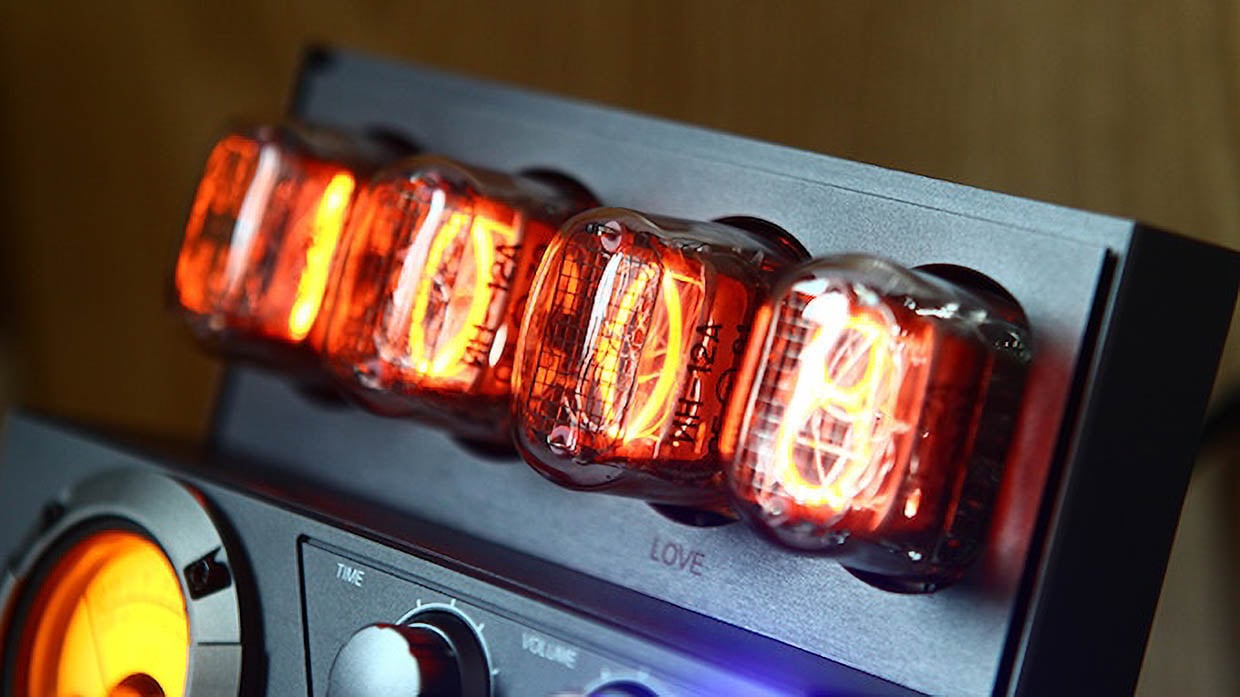 NixieX Nixie Alarm Clock + Speaker