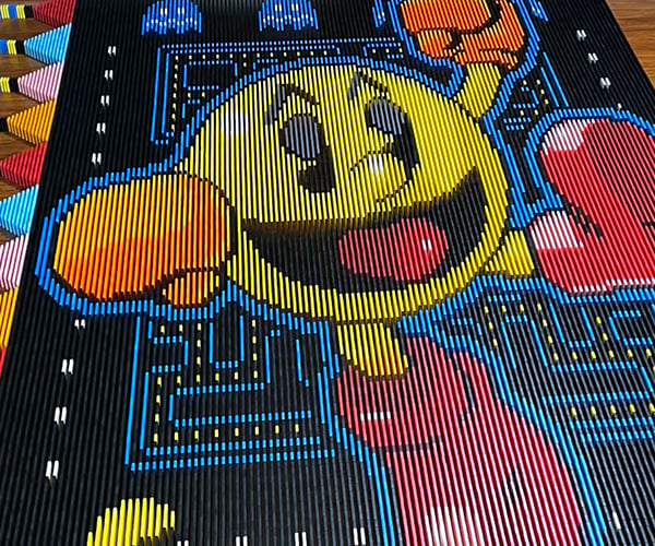 Pac-Man in Dominoes