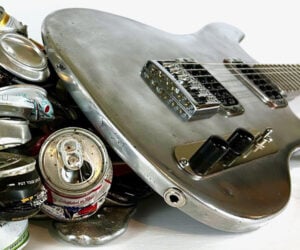 Recycled Aluminum Can Guitar