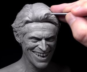 Sculpting Willem Dafoe as Joker