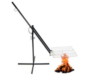 BuzzyGrill Adjustable Height Camping Grill