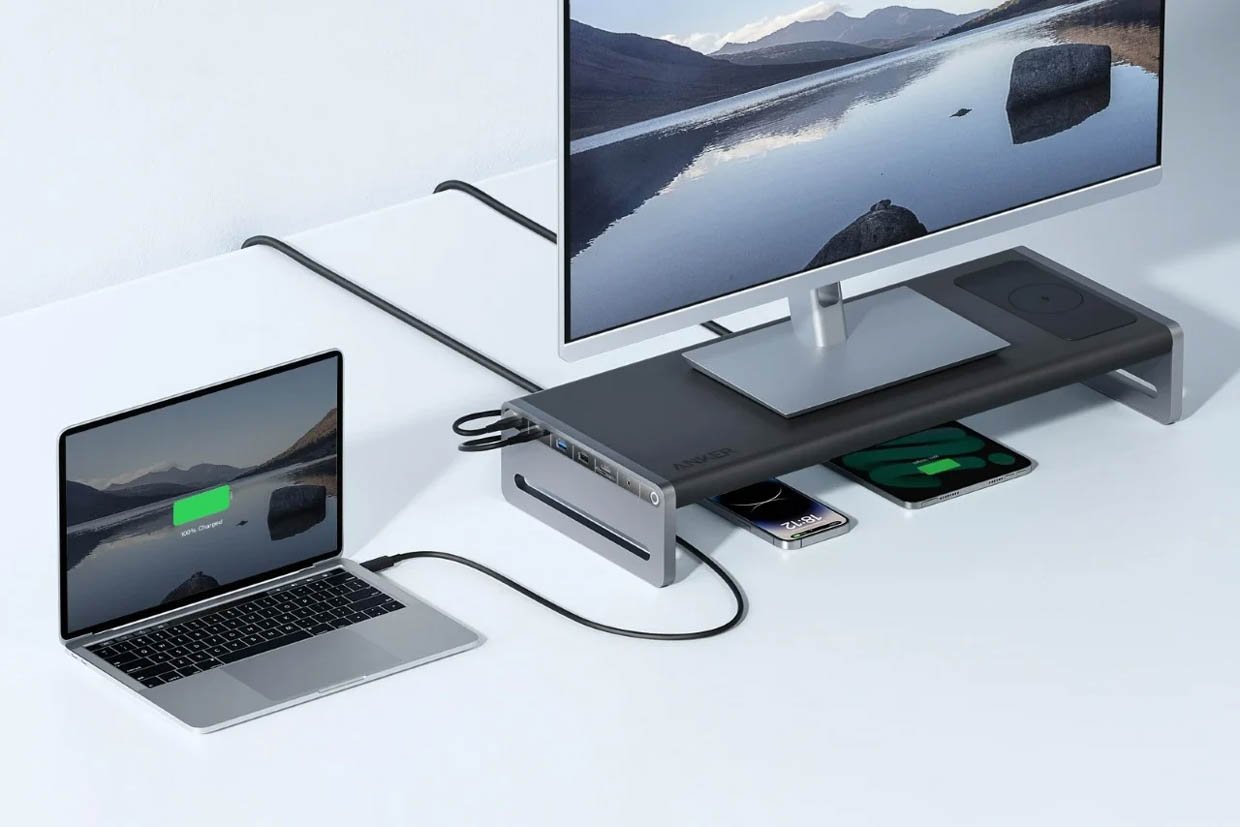 The Anker 675 Is the Ultimate Monitor Stand + USB-C Docking Station