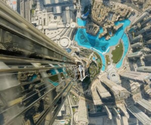 Burj Khalifa Downward-facing Drone