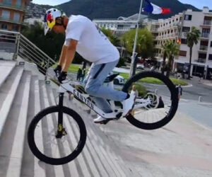 How to Ride a Bike Down Stairs