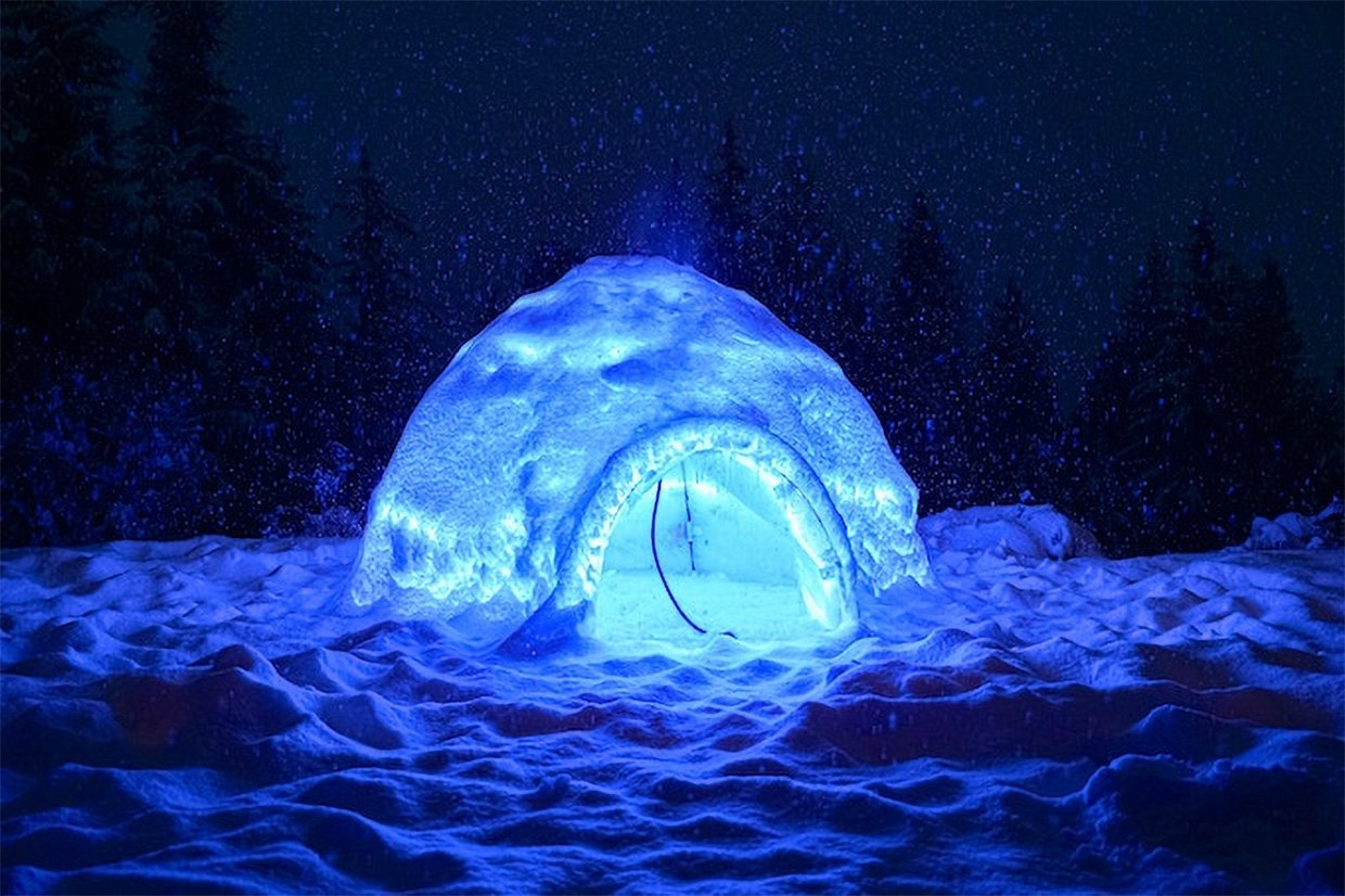 Inland Iglu Helps You Build the Ultimate Winter Ice Fort