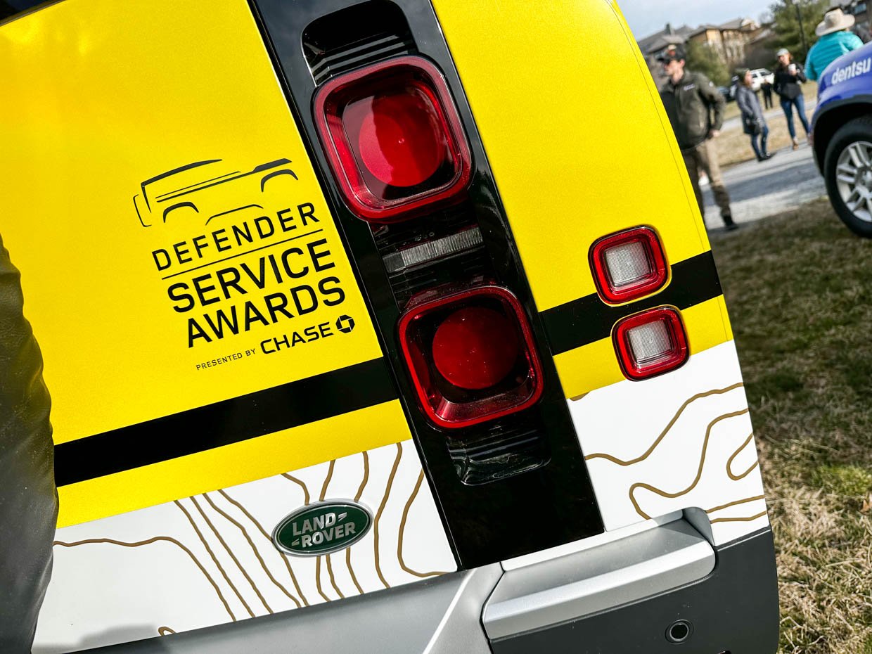 2022 Land Rover Defender Service Award Winners