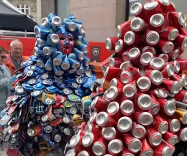 Recycled Soda Can Costumes
