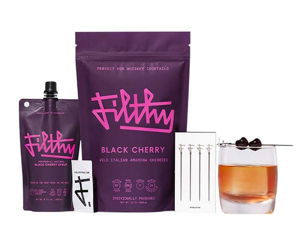 Filthy Black Cherry Whiskey Cocktail Kit
