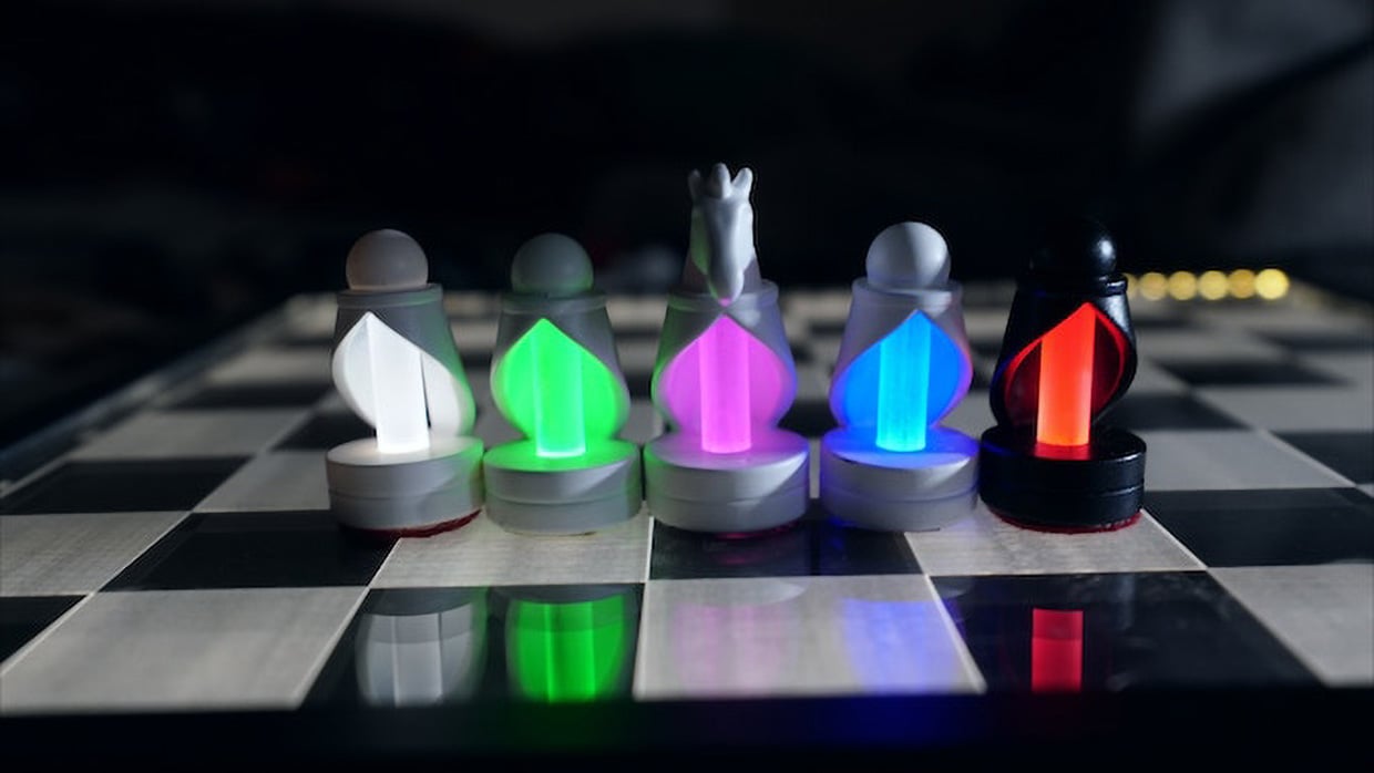 Light Up Chess Set