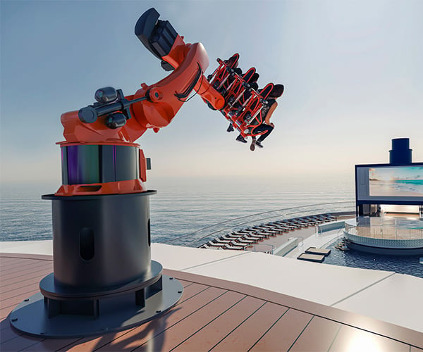 MSC Seascape Robotron Thrill Ride