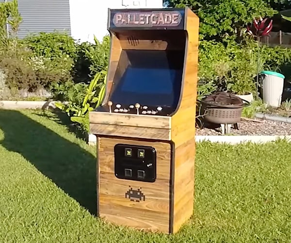 Wood Pallet Arcade Machine