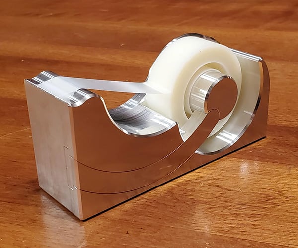 Solid Aluminum Tape Dispenser