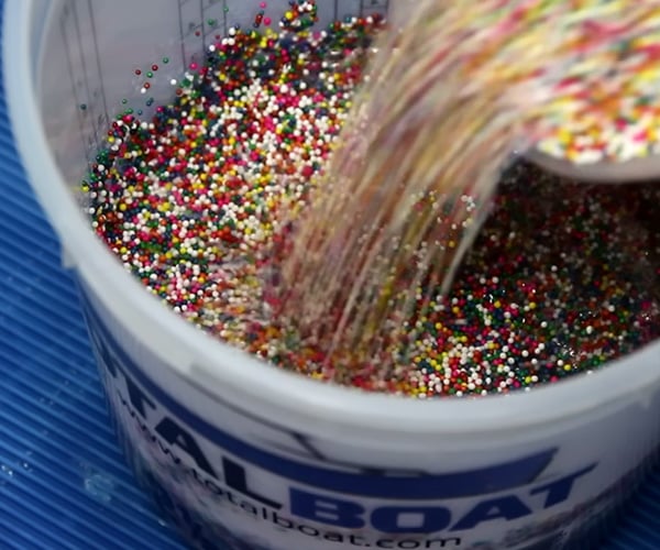 Making an Ice Cream Scoop with Sprinkles + Resin