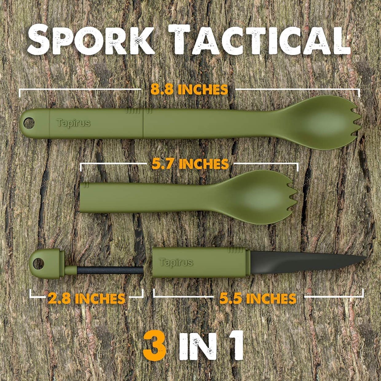 Tapirus 3-in-1 Tactical Spork
