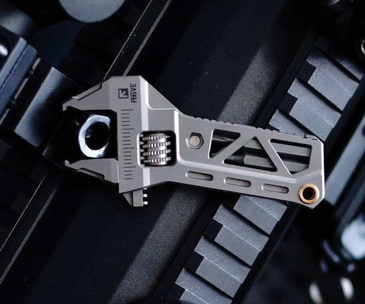 Titanium EDC Adjustable Wrench