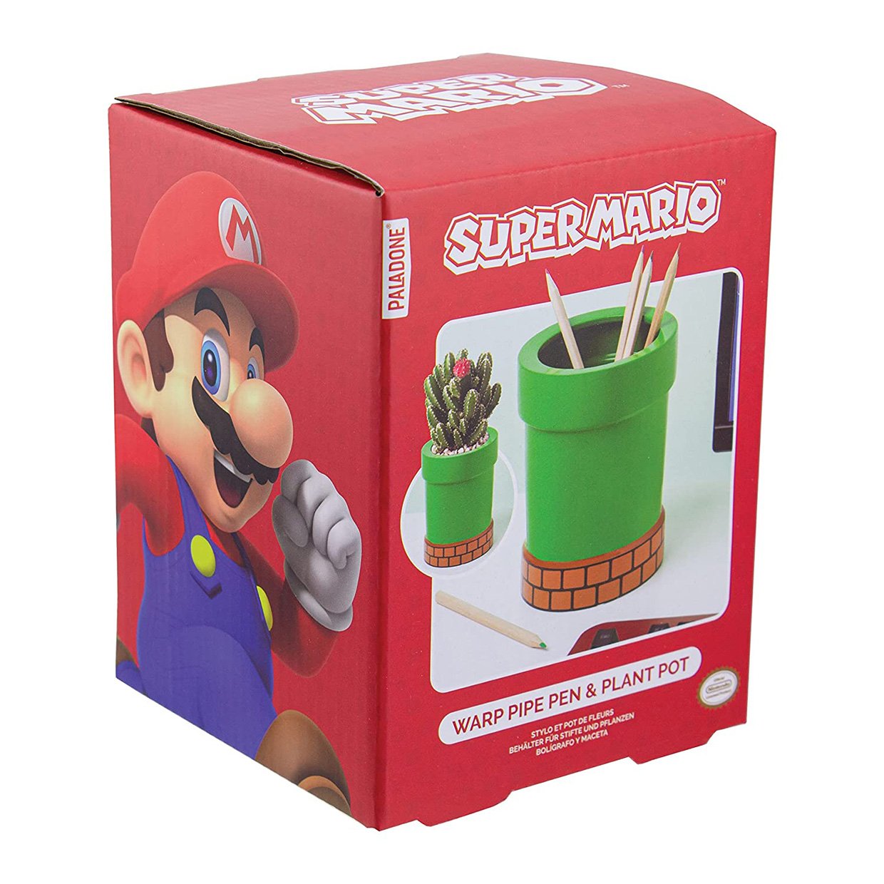 Super Mario Warp Pipe Pen Holder + Planter