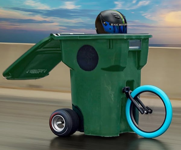 The World’s Fastest Garbage Can