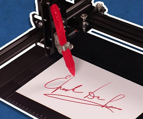 Building a Handwriting Forgery Robot