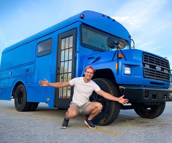 Converting a School Bus Into a Tiny Home