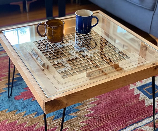 Scrabble Coffee Table