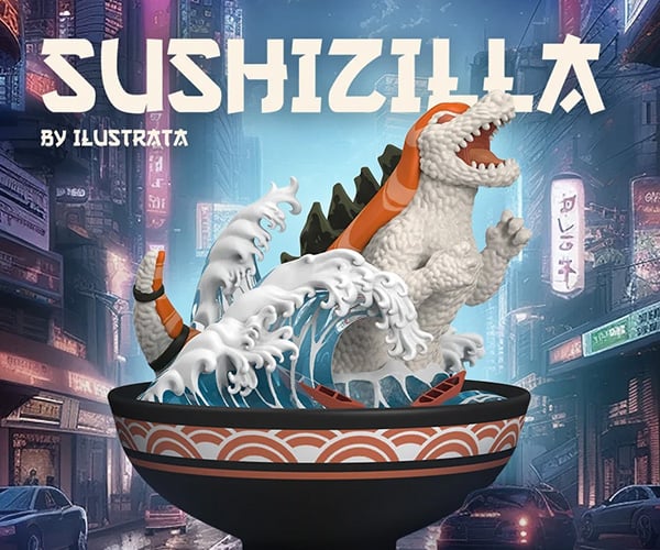 Sushizilla Vinyl Toy