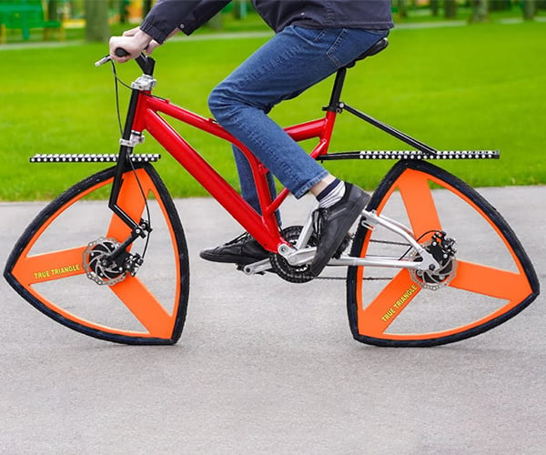Triangle Wheel Bicycle