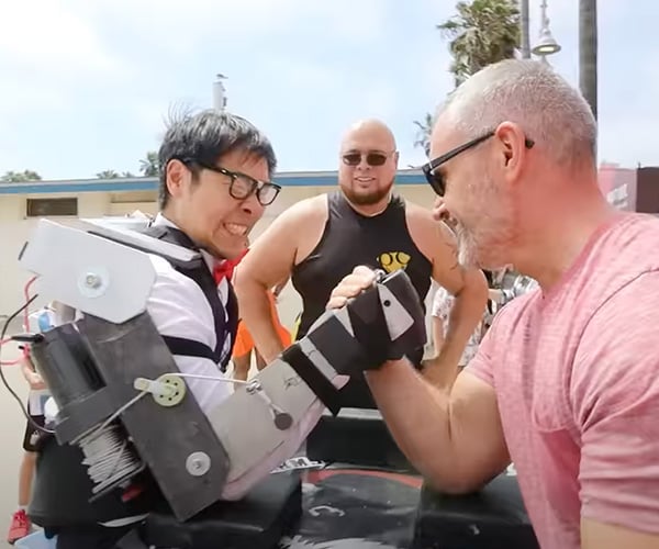 Making a Machine to Cheat at Arm Wrestling