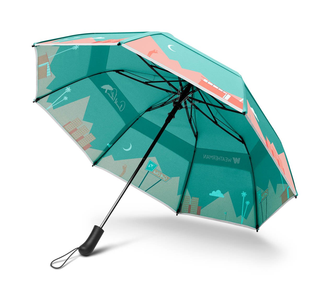 Weatherman's Arnold Palmer Umbrellas Look Great on the Golf Course