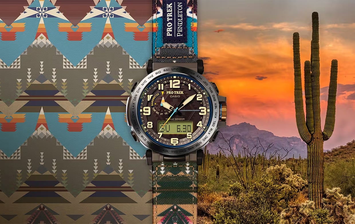 spørgeskema Tick Afsnit This Casio Pro Trek Watch Is as Cozy as a Pendleton Blanket