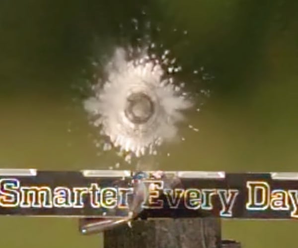 Crashing Two Bullets Into Each Other in Slow-Motion