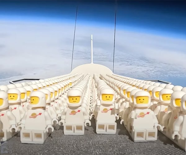 1000 LEGO Astronauts Head to Space