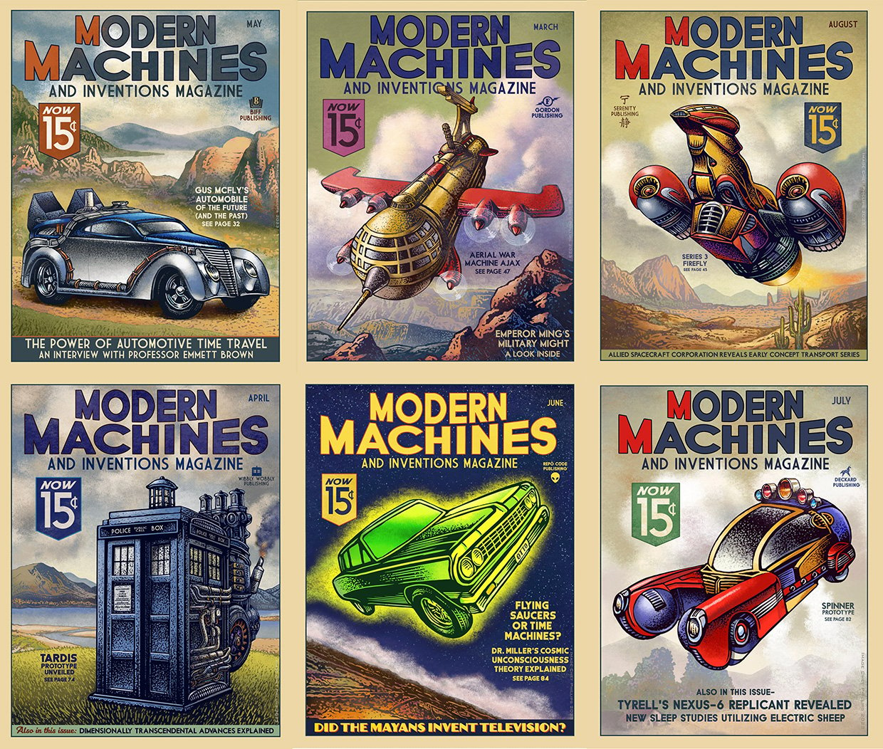 Modern Machines and Inventions Prints