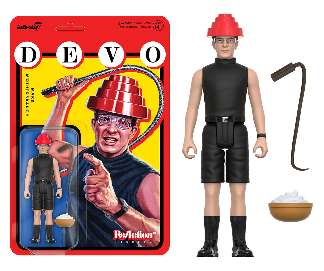 Devo “Whip It” ReAction Figure: Mark Mothersbaugh