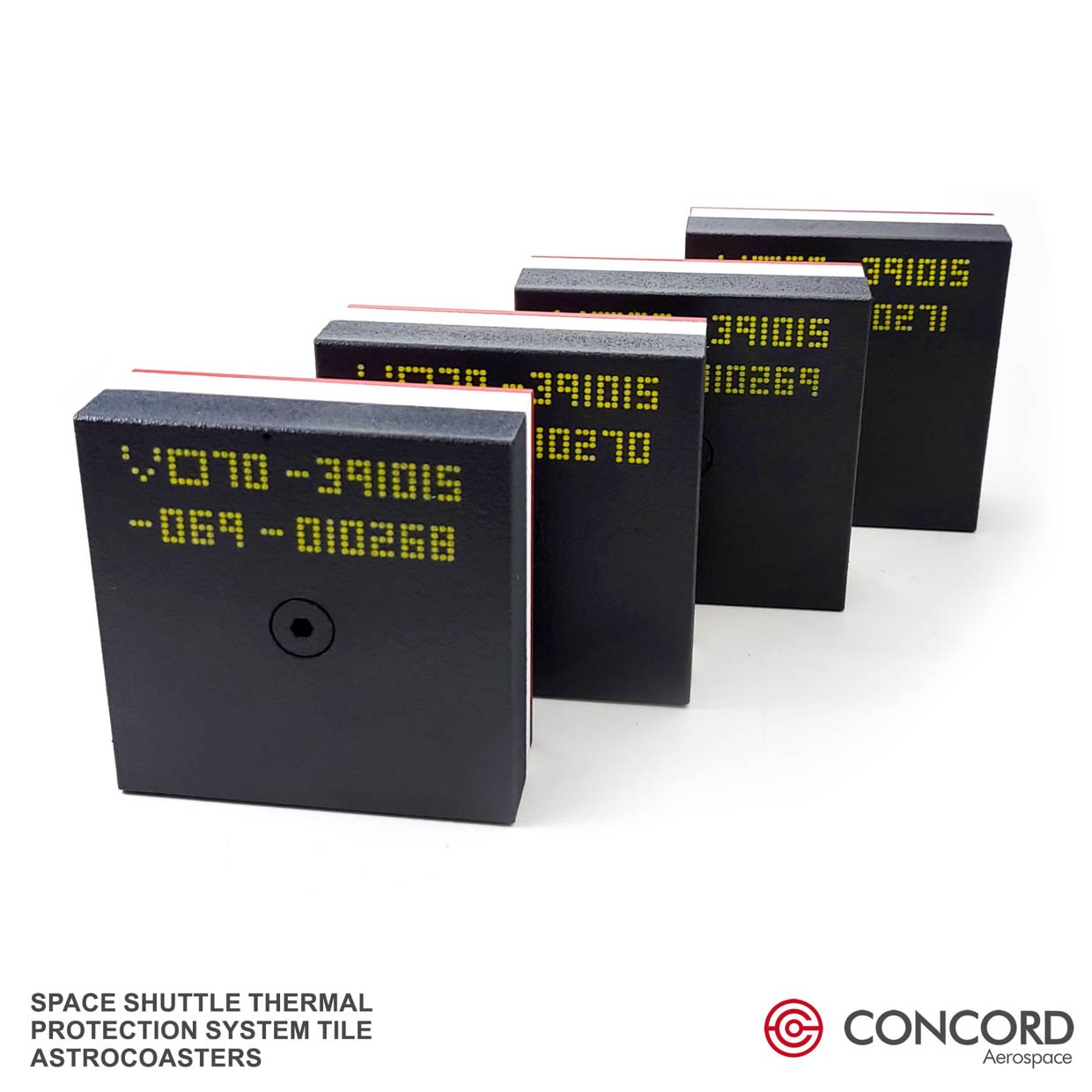 Space Shuttle Thermal Tile Coasters