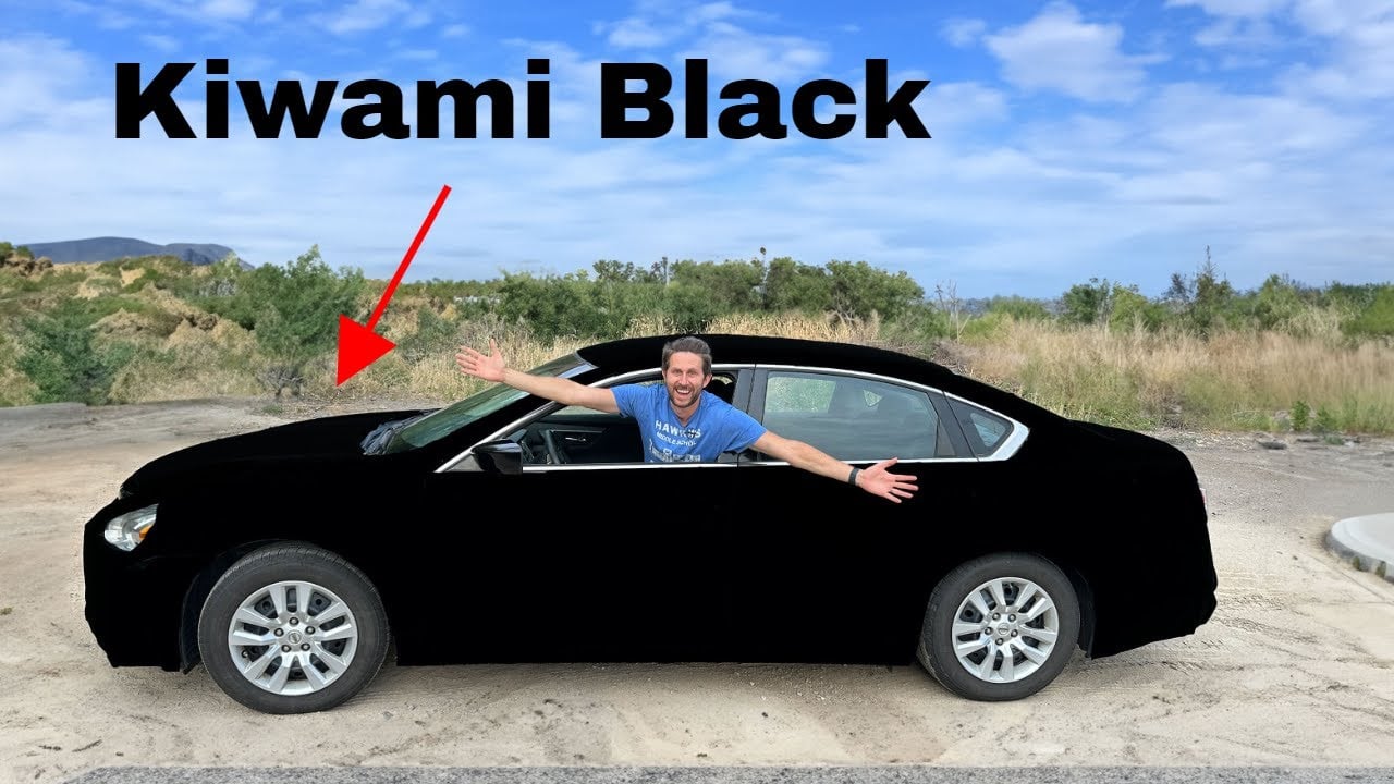 The World's Blackest Car. 