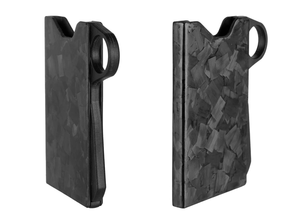 The GRIP6 Forged Carbon Fiber Wallet: Squeeze to Open