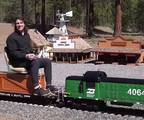 Taking a Ride on the World’s Longest Model Railroad