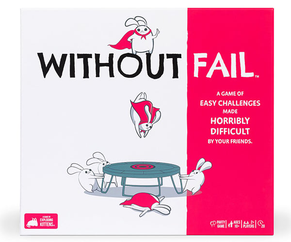 Without Fail Is a Crazy New Party Game from Exploding Kittens